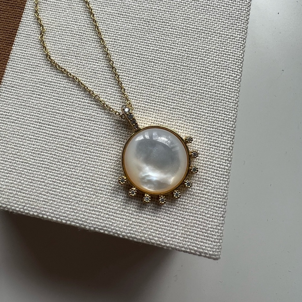 Gorjana Mother of Pearl Necklace